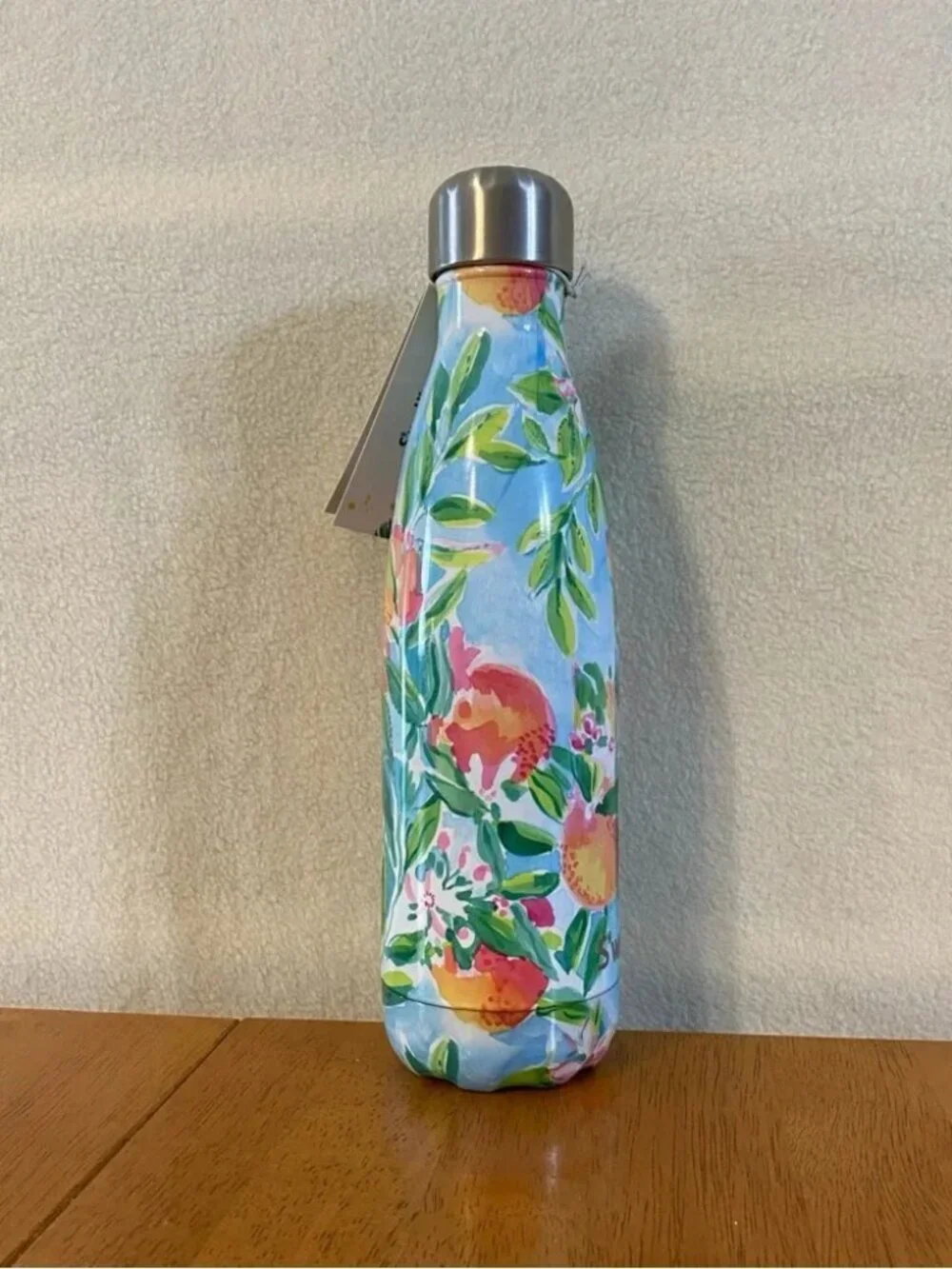 NWT Lilly Pulitzer x Starbucks x S'well 17oz metal bottle Fresh Squeezed